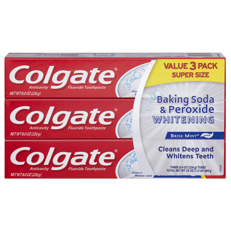 Colgate baking soda peroxide toothpaste
